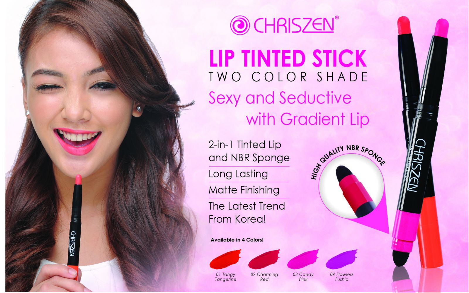 Chriszen Lip Tinted Stick [4 Types To Choose]